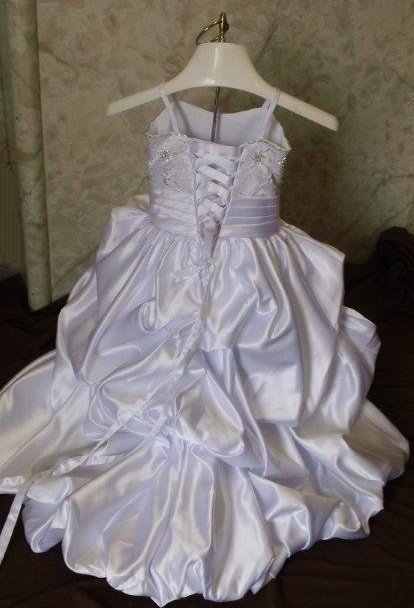 infant pick up flower girl dress